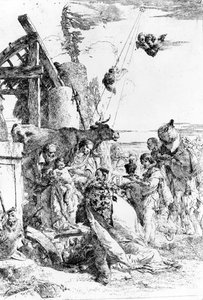 The Adoration of the Magi, c.1753 finn tekijältä Giovanni Battista Tiepolo